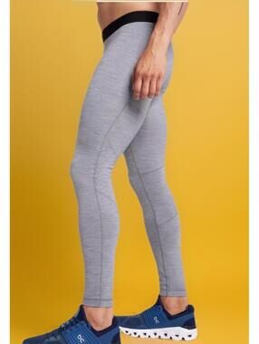 $108 SMARTWOOL VRST SKI BASE LAYER BOTTOM TIGHTS MERINO GREY MEN’S XL